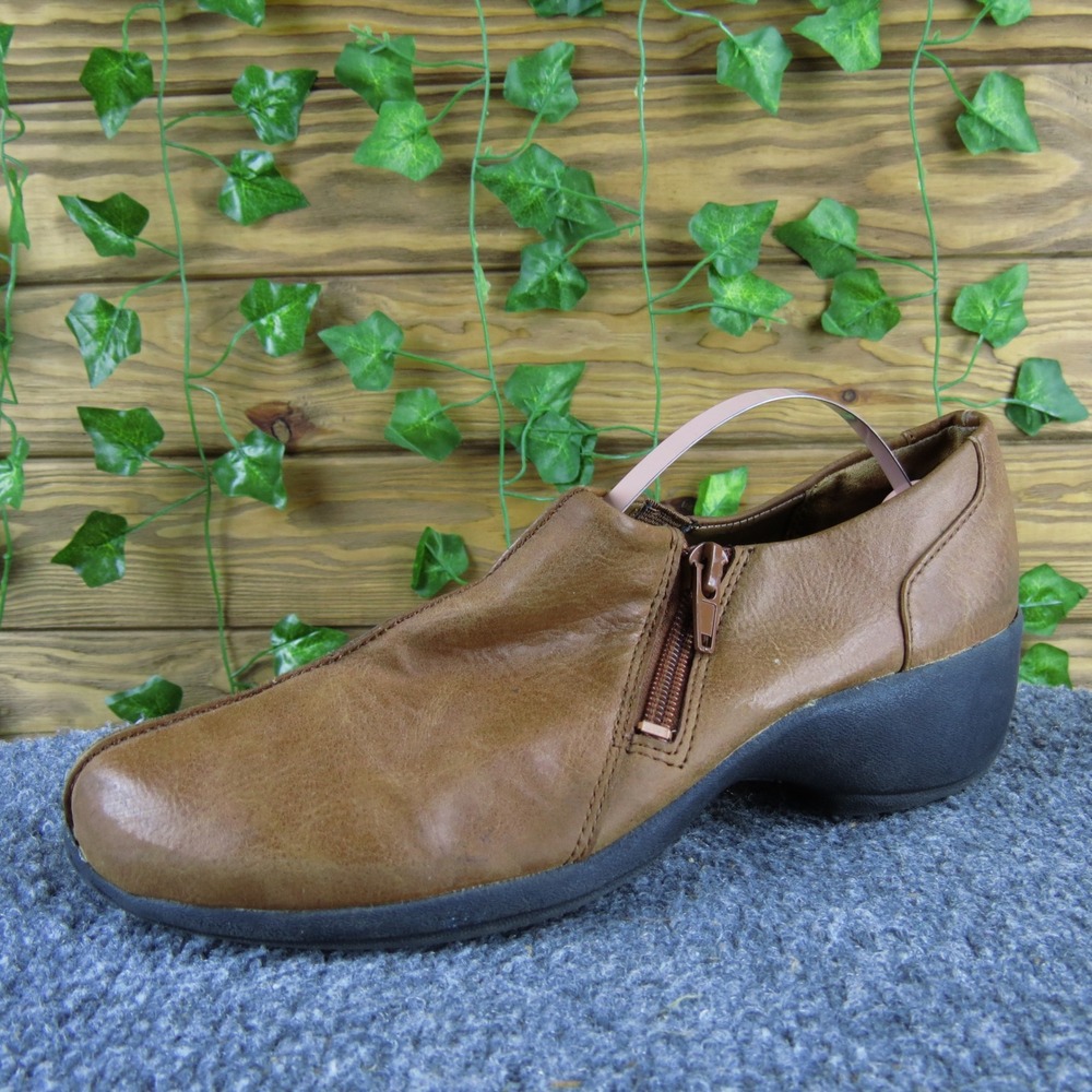 Naturalizer Jiggy Women's Brown Synthetic Slip-On Shoes Size 7 Comfort Casual